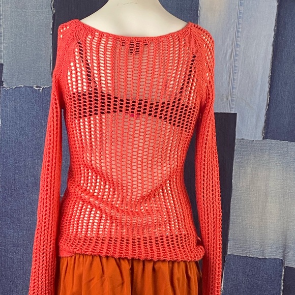 Attitude Crochet Knitted Jay Manuel LongSleeve Sweater Beautifully made!!!! Sz S - Picture 7 of 12